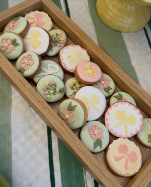 Mini bolachas de flores de Alma da Bolacha, Almada, Setúbal