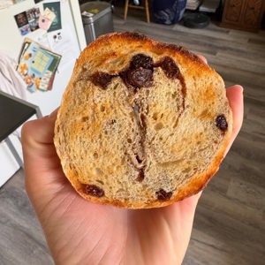 Cinnamon swirl bagel