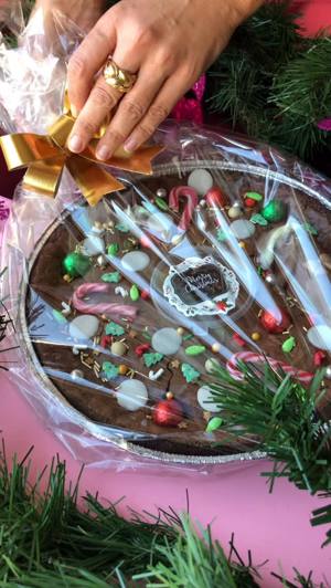 Brownie Coroa de Natal (1,2kg)