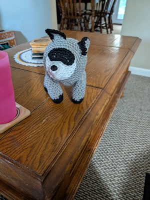 Raccoon plushie