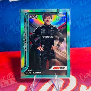 2025 Topps Chrome Formula 1 Kimi Antonelli Rookie Portrait Teal /199