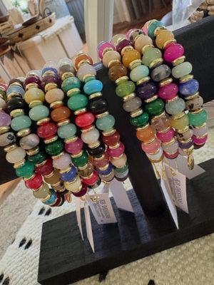 Mixed gemstone bracelet