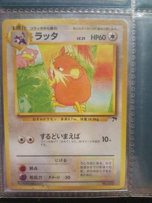 Ratta Pokemon Card Japanese