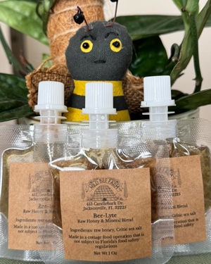 Bee-Lyte honey and Celtic salt blend