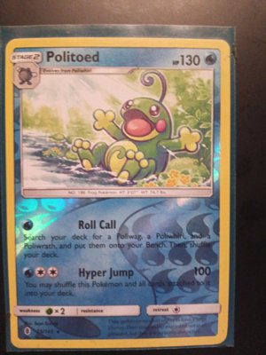 Politoed Pokémon Trading Card Stage 2