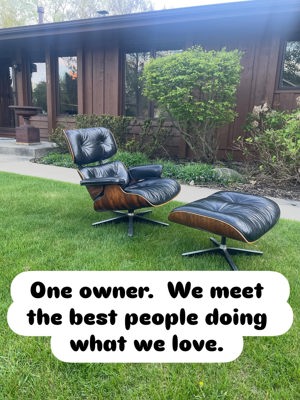 Eames lounge chair and ottoman by Herman Miller