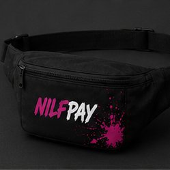 Nile Pay Black Fanny Pack