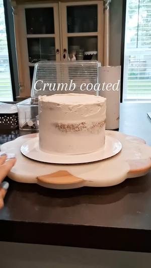 Custom buttercream birthday cake