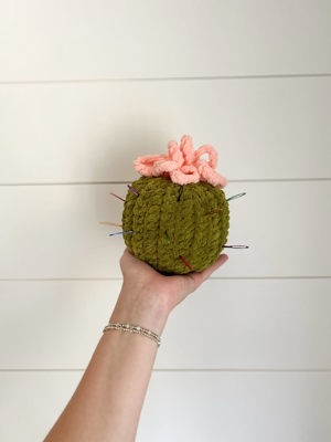 Chunky cactus cushion