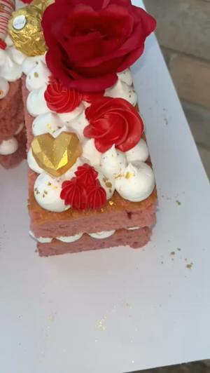 Letter cake