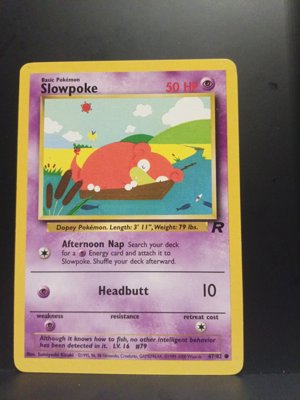 Slowpoke Pokémon Card Base Set