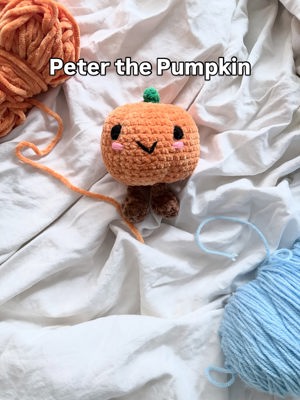 Jellycat-inspired pumpkin plushie