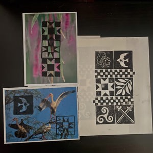 Paper art prints