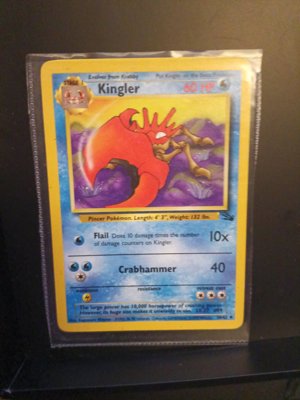 Kingler Pokémon Card Stage 1