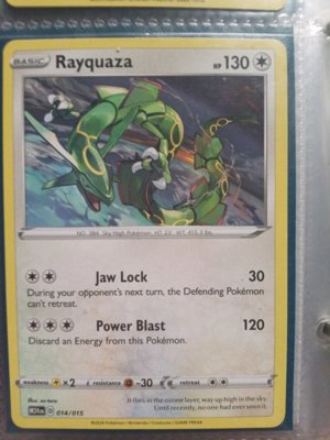 Rayquaza Pokémon Card
