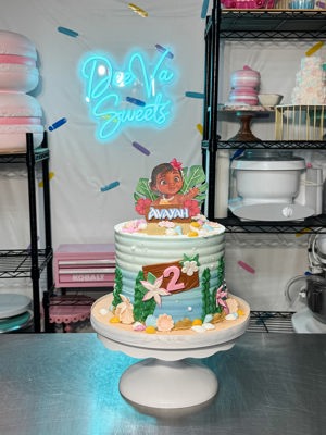 Custom character birthday cake