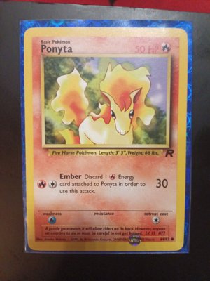 Ponyta Pokémon Card Base Set