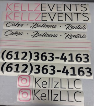 Vehicle advertising decals