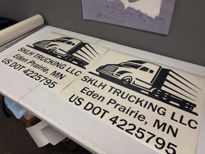 US DOT vehicle decals