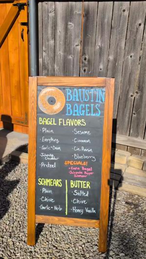 Corn bagel (monthly special)