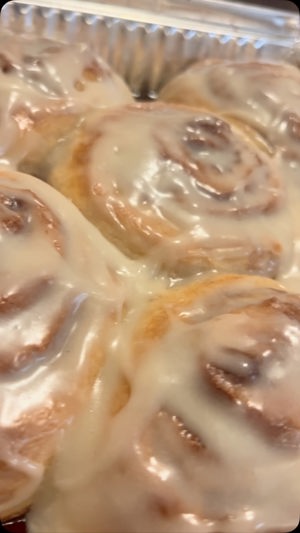 Sourdough cinnamon rolls