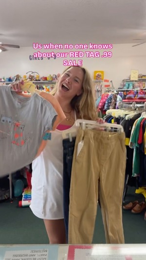 Red tag resale kids' clothing