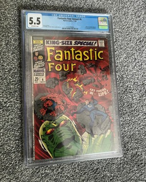 First appearance of Franklin Richards, CGC 5.5 blue label