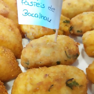 Pastéis de bacalhau, de Bake & Bloom, Fernão Ferro