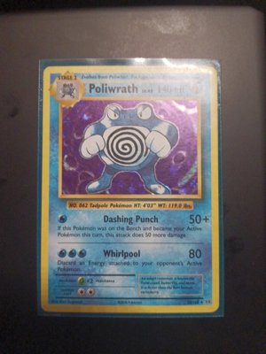 Poliwrath Pokémon Card Stage 2
