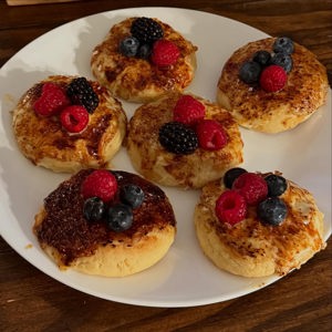 Crème brûlée cookies